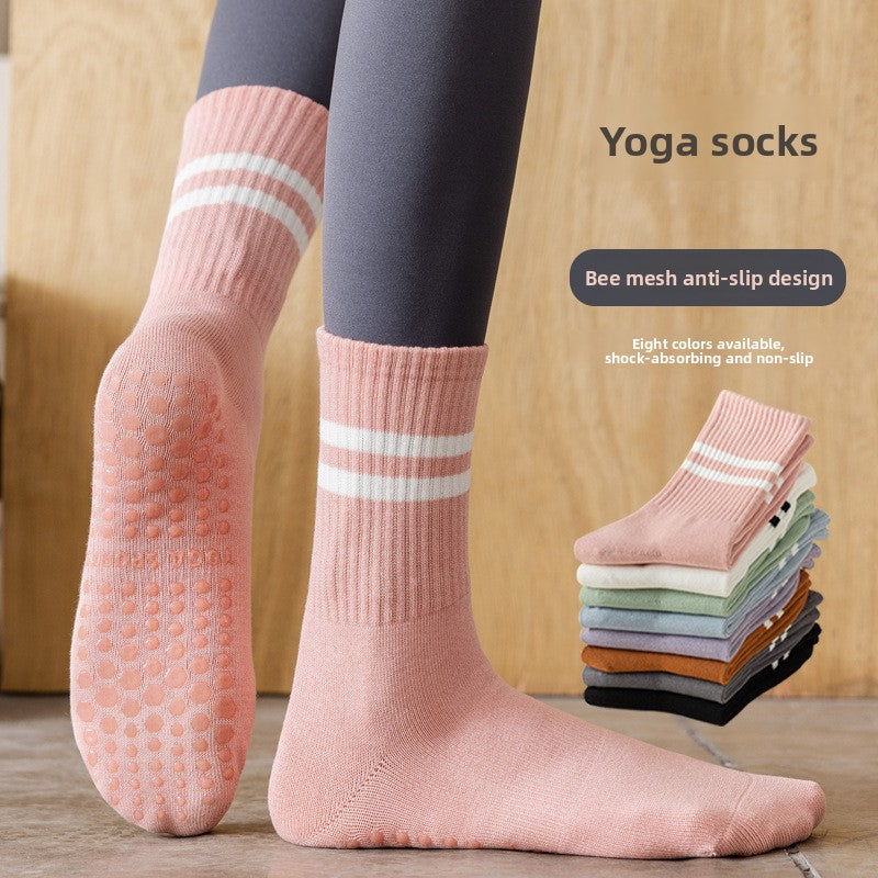 Sports and fitness floor socks