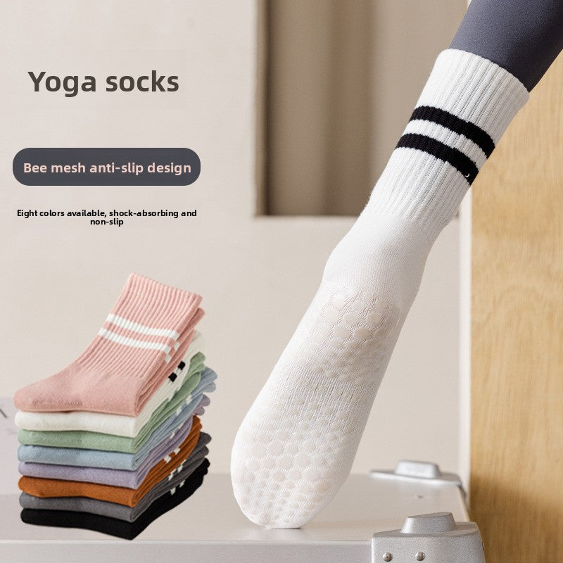 Sports and fitness floor socks